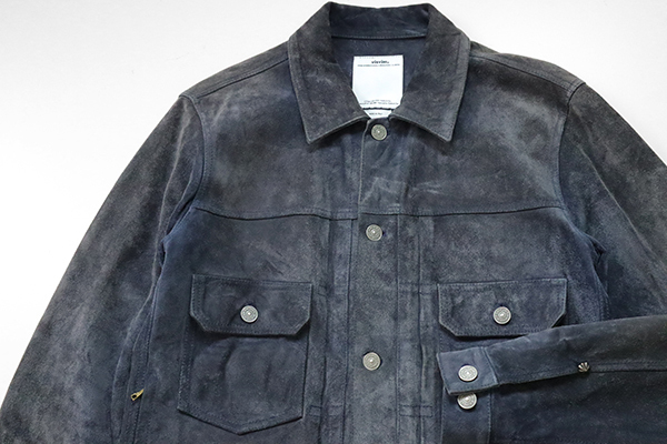 visvim ◇12AW VIS 101 JACKET IT レザージャケット ネイビー 2 