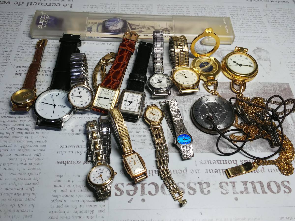 0242☆ RADO アンティーク手巻き 時計セット 7本 スウォッチ(アナログ 