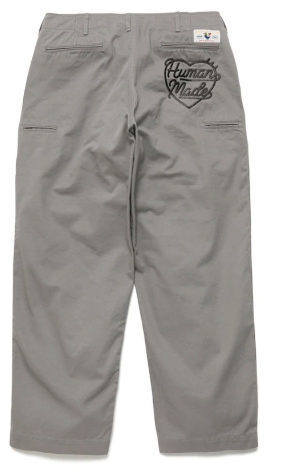 HUMAN MADE 22SS MILITARY CHINO PANTS ミリタリーチノパン GRAY S
