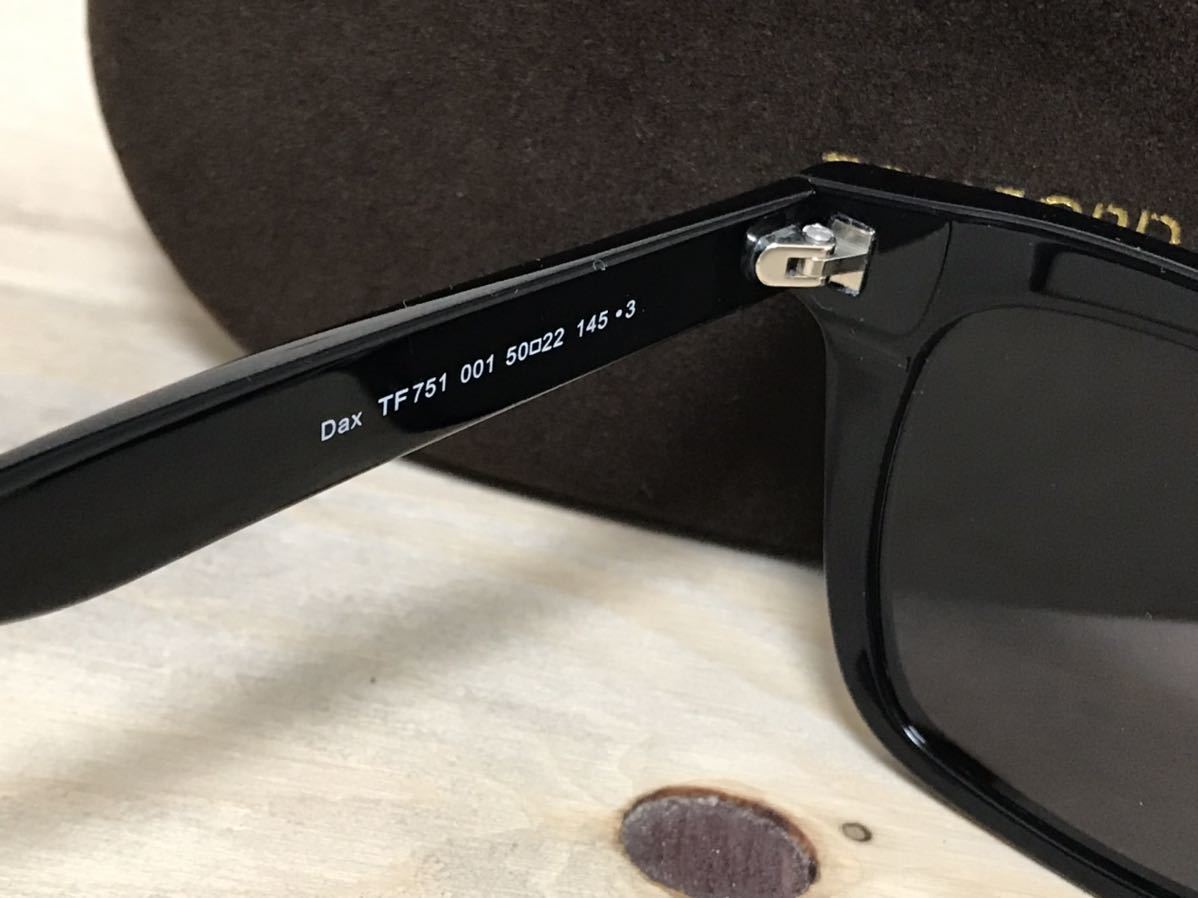 ☆TOMFORD☆TF751 001 50□22 145☆トムフォード サングラス☆伊達眼鏡 
