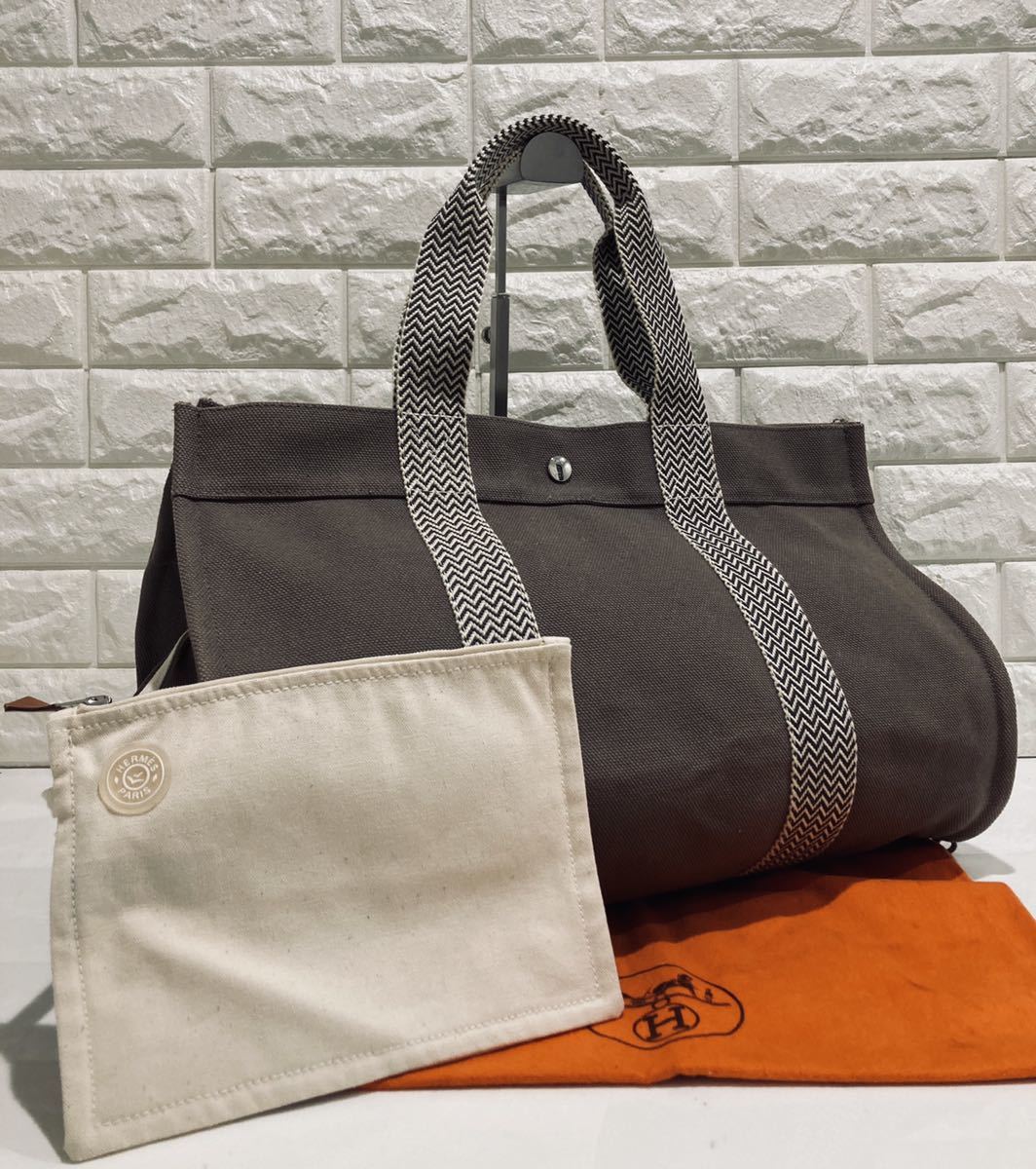 HERMES 未使用 エルメス カンヌ MM トート バッグ ポーチ 付属