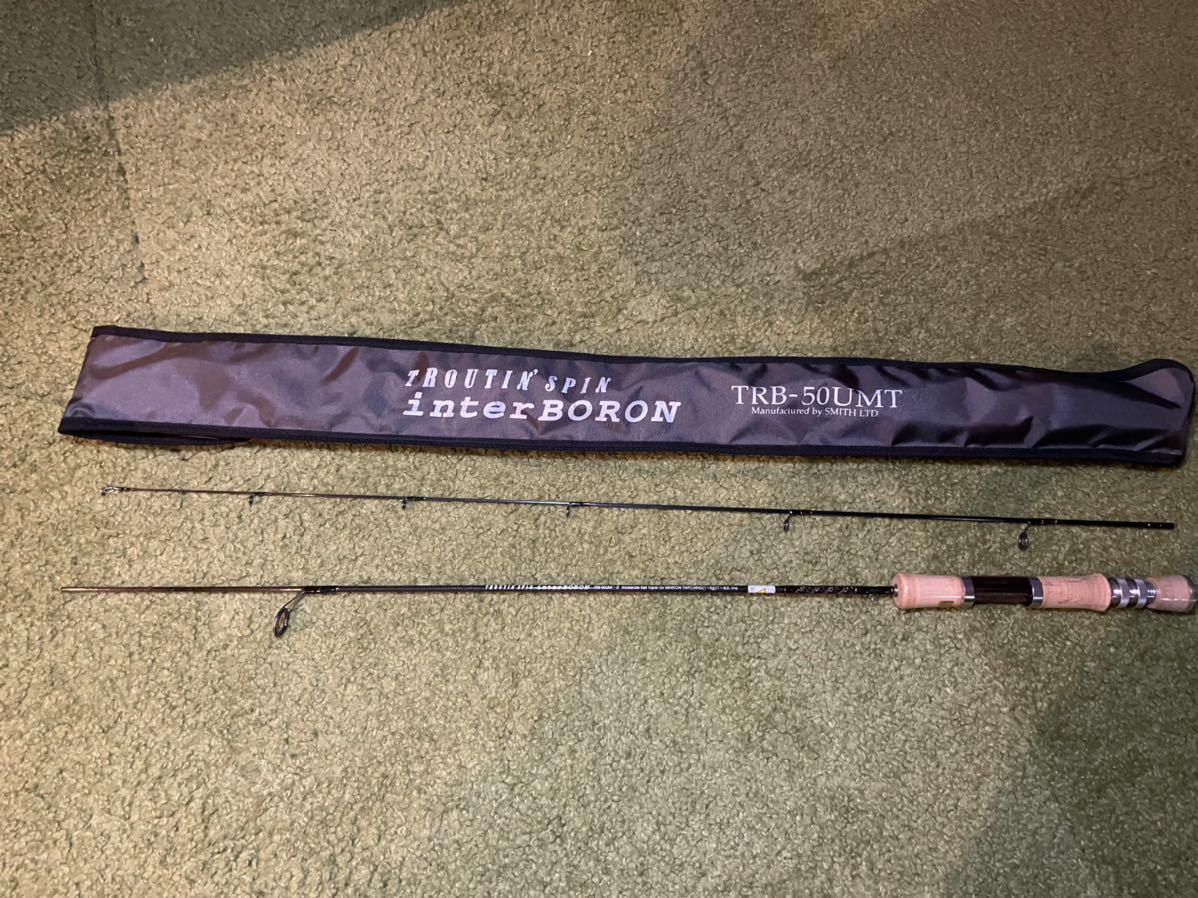 SMITH TROUTIN'SPIN interBORON TRB-50UMT 少々古いスピニングリール用
