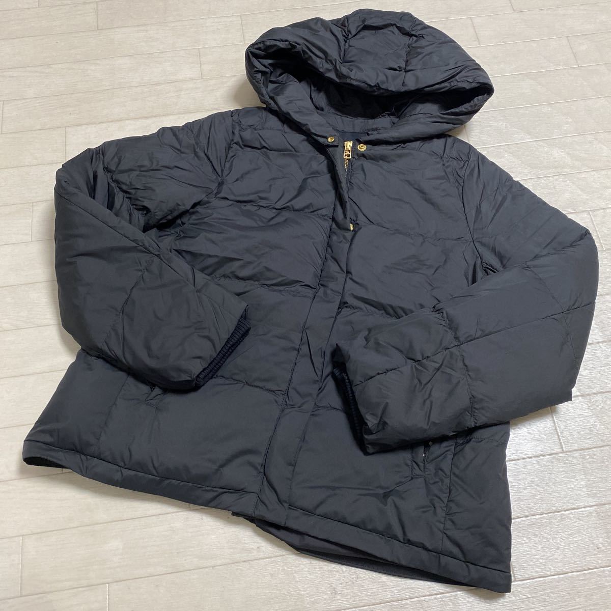 2452☆ UNITED ARROWS GREEN LABEL RELAXING トップス アウター ダウンジャケット 40 ブラック レディース