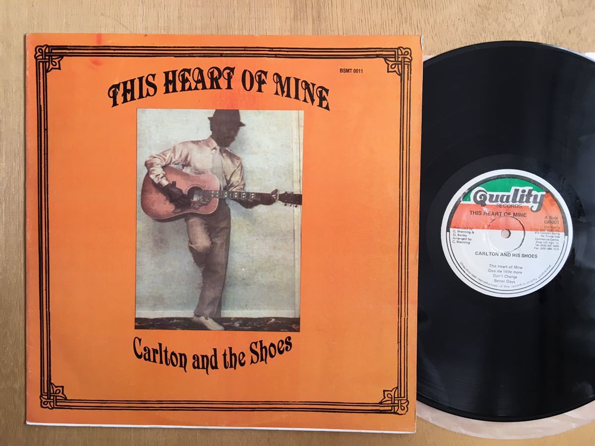 プレス悪い LP CARLTON & THE SHOES THIS HEART OF MINE The Carlton