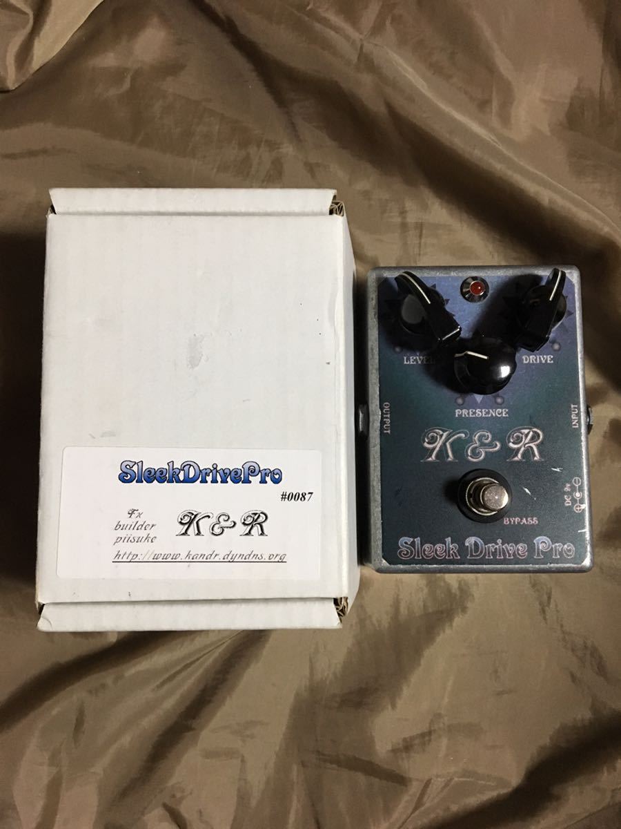 K&R Sleek Drive Pro オーバードライブ groove comp klon Drive Sleek