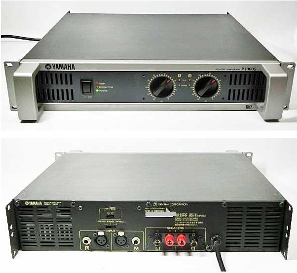 オーディオ機器 【動作品】YAMAHA P1000S パワーアンプ 業務用 PA機器