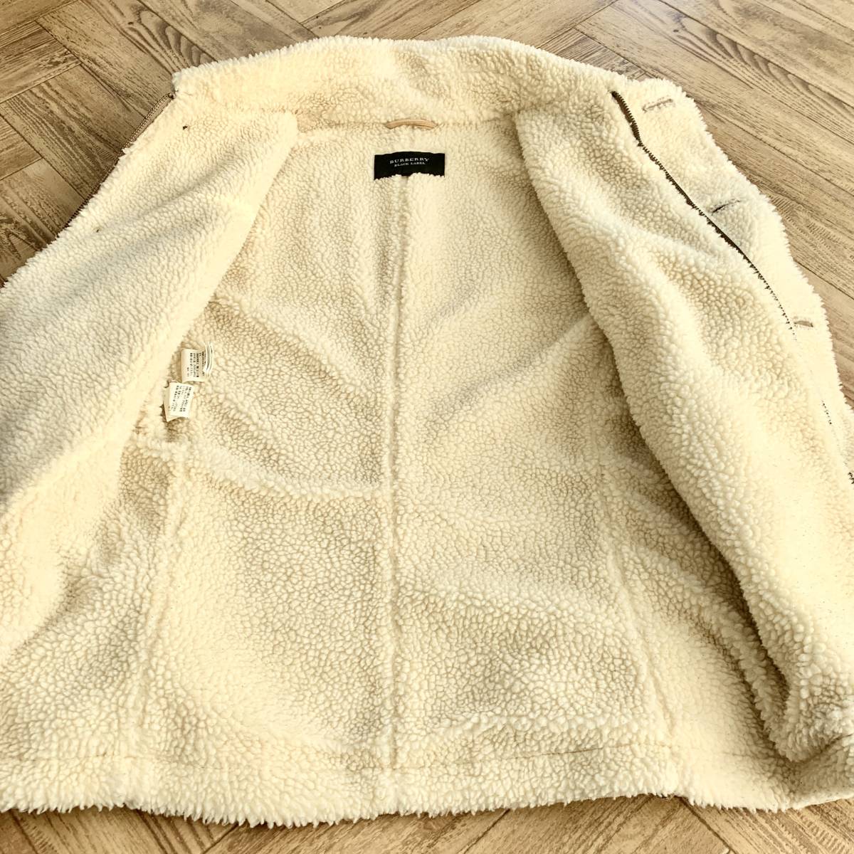 A29 バーバリーブラックレーベル『優しい風合い』BURBERRY BLACK LABEL 