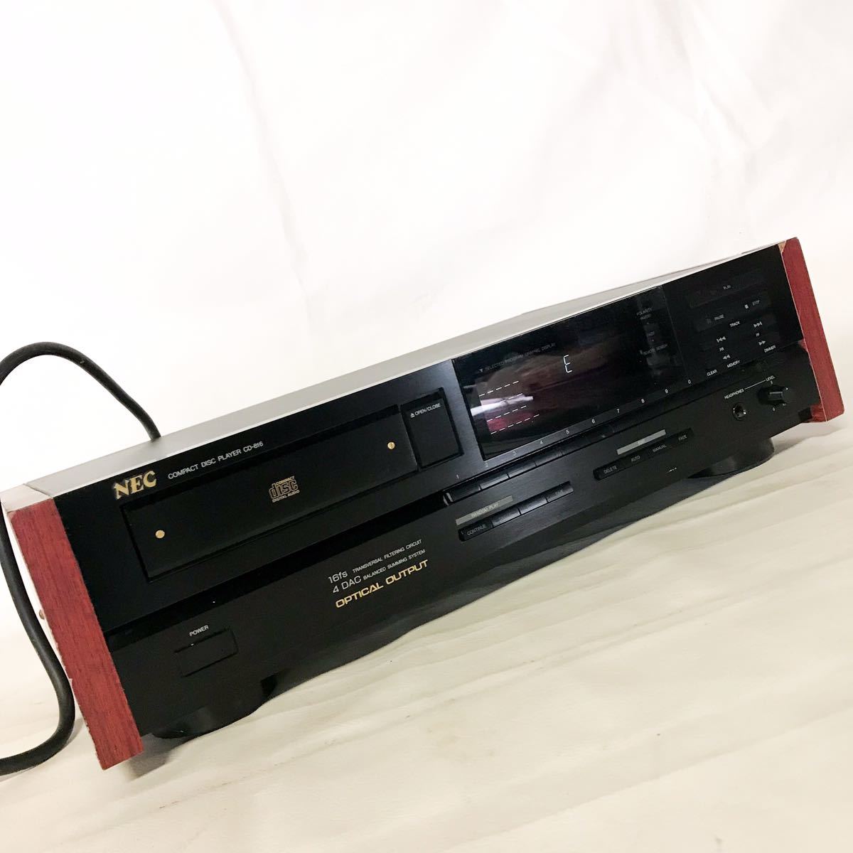 【爆買い，正規品】 エヌイーシー NEC CD-816 CDプレーヤー オーディオ コンパクトディスクプレーヤー 通電確認済み 現状品(一般)｜売買されたオークション情報、yahooの商品情報をアーカイブ公開 - オークファン 一般
