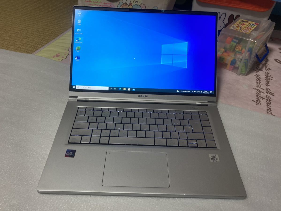 美しい Mouse X5 i7-10510U 8GB SSD256 8CPUs バッテリー 5時間 no.01
