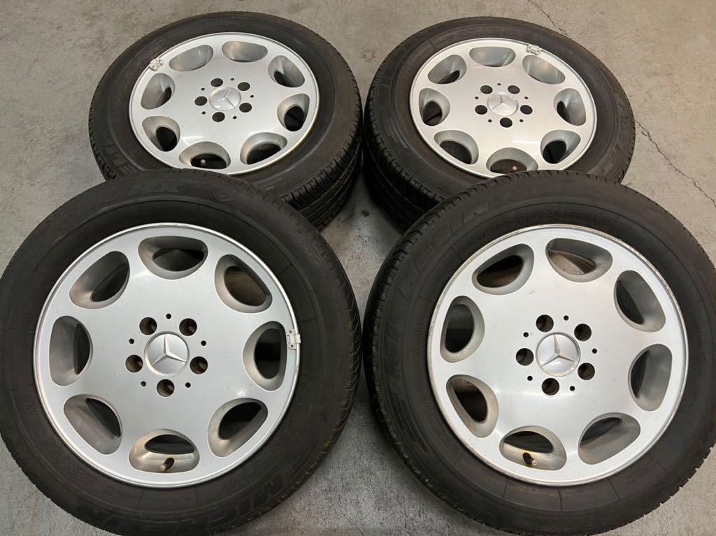 希少 ベンツ W124 500E 純正 アルミホイール 4本セット W123036 R129 