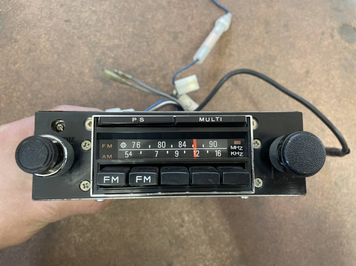 ケンメリ ヨンメリ FM付 ラジオ ステレオ 日産純正 ジャパン 93.0Mhz