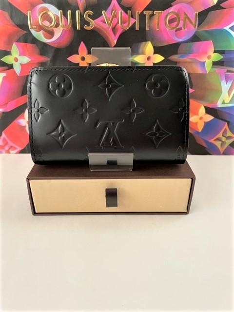 1円 美品 ルイヴィトン ポルトフォイユ・ヴィエノワ ヴェルニ ピンク
