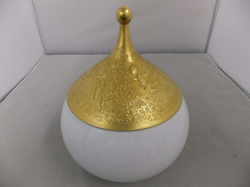 ローゼンタール Rosenthal 豪華金彩装飾アンティーク魔笛ポット蓋付き