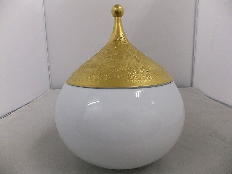 ローゼンタール Rosenthal 豪華金彩装飾アンティーク魔笛ポット蓋付き