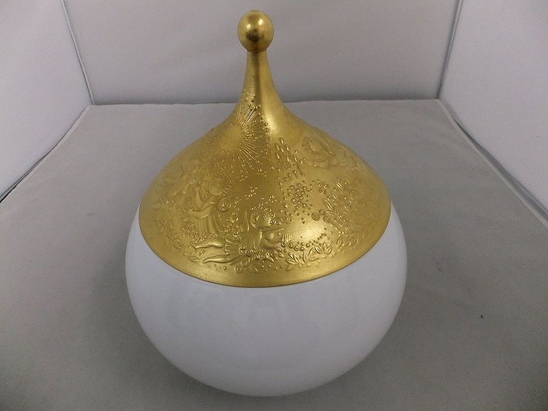 ローゼンタール Rosenthal 豪華金彩装飾アンティーク魔笛ポット蓋付き