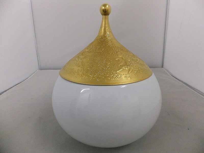 ローゼンタール Rosenthal 豪華金彩装飾アンティーク魔笛ポット蓋付き