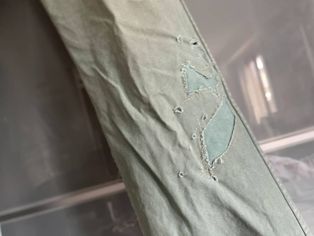 visvim GIFFORD PANTS DMGD size=1 GREEN 希少 BANDANA KOFU