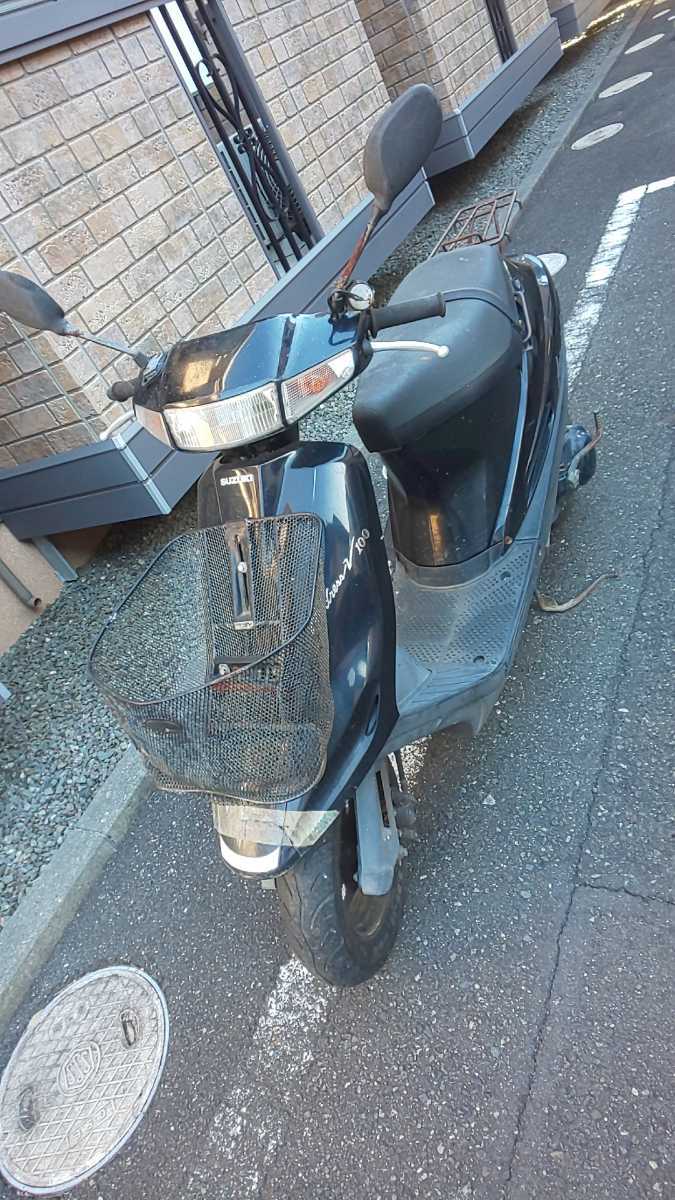 スズキ アドレス V100 ジャンク カスタムベースに 説明欄読んで スズキ アドレス V100 ジャンク カスタムベースに 説明欄読んで