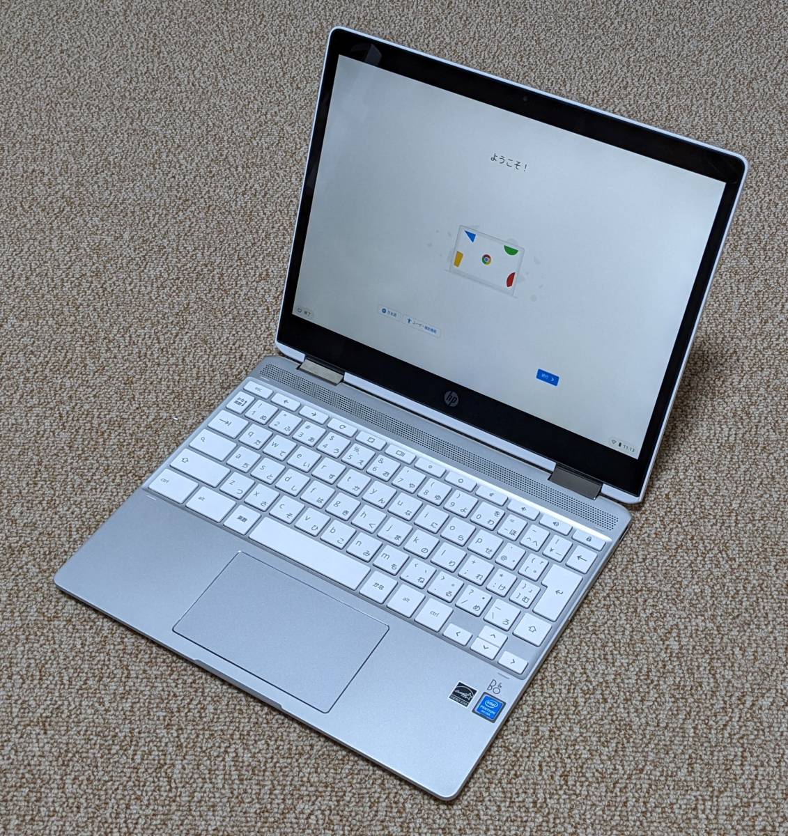 HP Chromebook x360 12b-ca0002T Pentium メモリ 4GB eMMC 64GB 12.0
