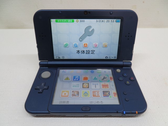 ☆New Nintendo 3DS LL ゲーム機器 メタリックブルー Ver.11.5.0-38J 