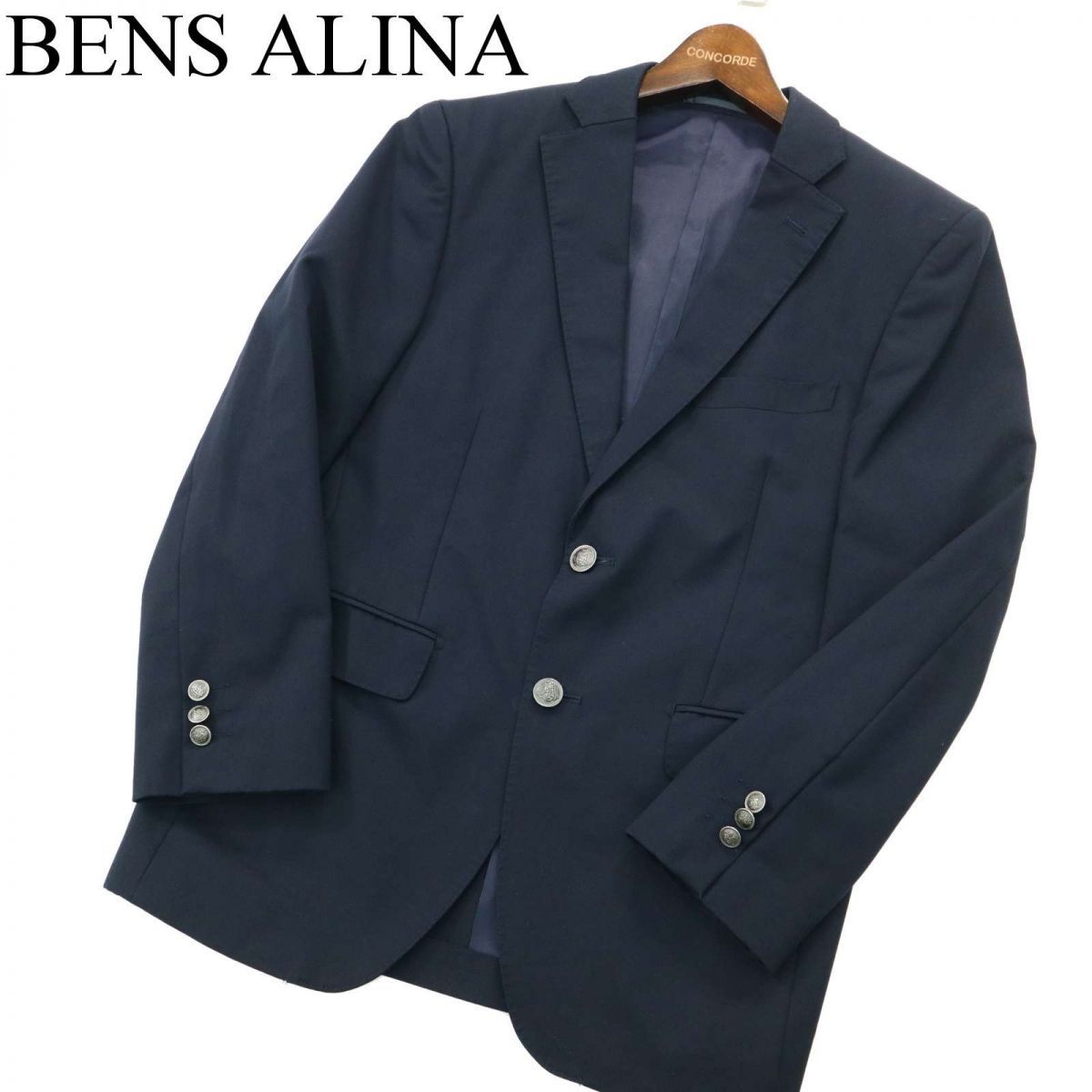 BENSALINA ベンサリナ 通年 総裏 刻印 銀ボタン☆ テーラード 