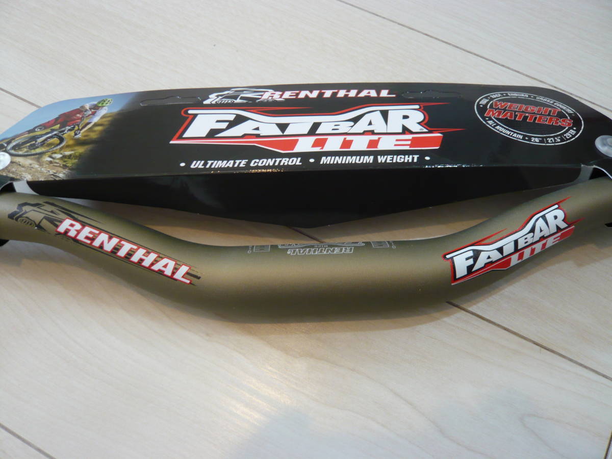 RENTHAL 31.8 740 30 FAT BAR LITE M120 新品 レンサル ハンドル MTB