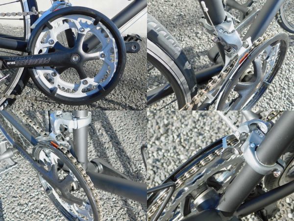 未使用 YOKOHAMA BIKE クロモリ クロスバイク F.コンポ SHIMANO CLARIS R.コンポ SHIMANO SORA 2×8速 650×23C ブラック アウトレットB品 自531 YOKOHAMA BIKE クロモリ クロスバイク F.コンポ SHIMANO CLARIS R