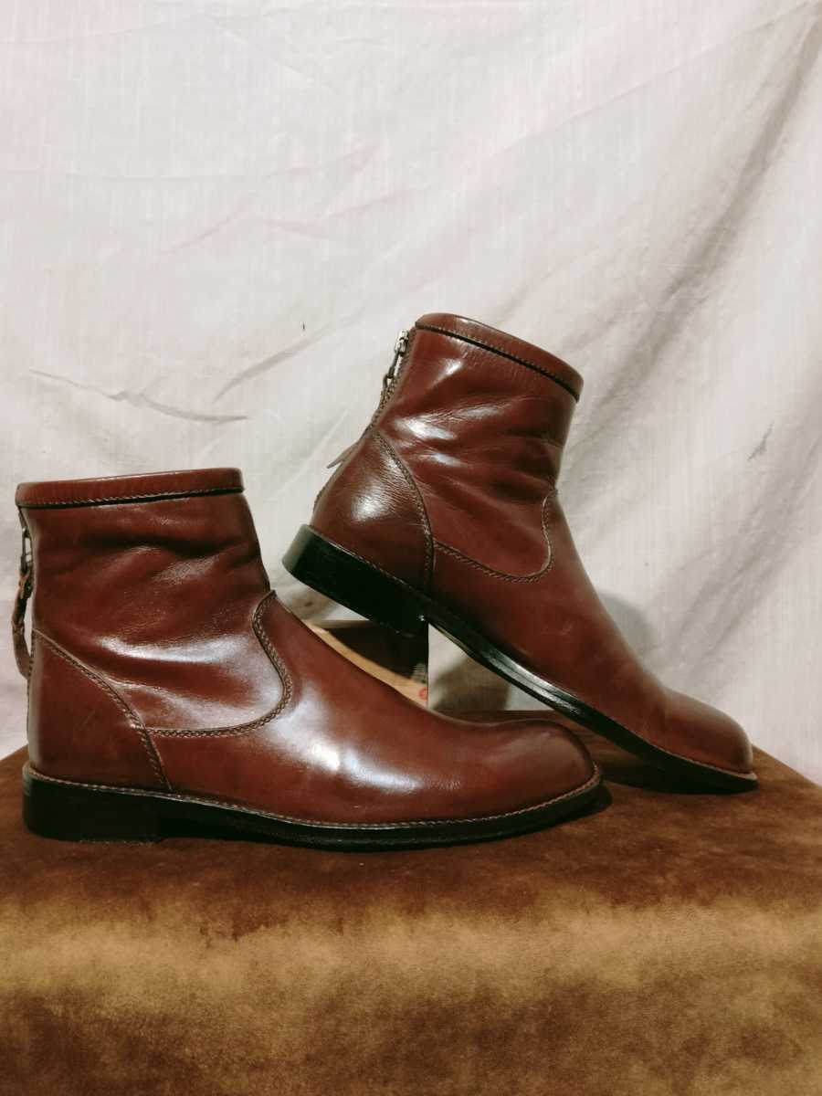 ◇PADRONE × RINGIO パドローネ バックジップブーツ サイズ40(25～26cm 