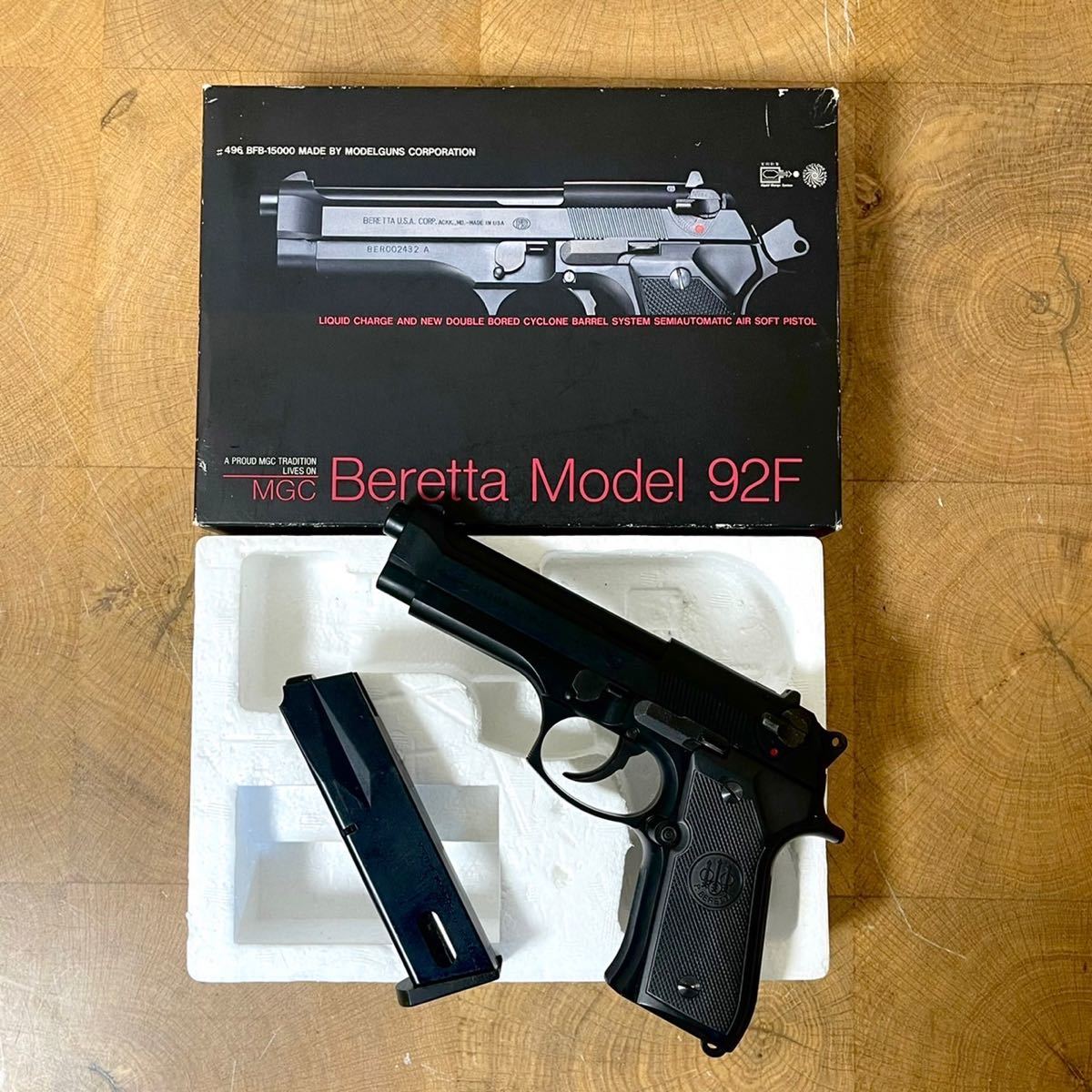 MGC ガスガン PIETRO BERETTA/ベレッタ M92F ASGK刻印 動作未確認/現状