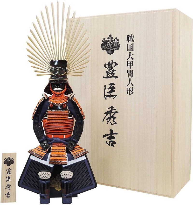 【戦国大甲冑人形】豊臣秀吉 桐箱セット 完成品 フィギュア トイズトイズ 戦国大甲冑人形/豊臣秀吉 豊臣秀吉 戦国大甲冑人形 豊臣 姿 桐 甲冑