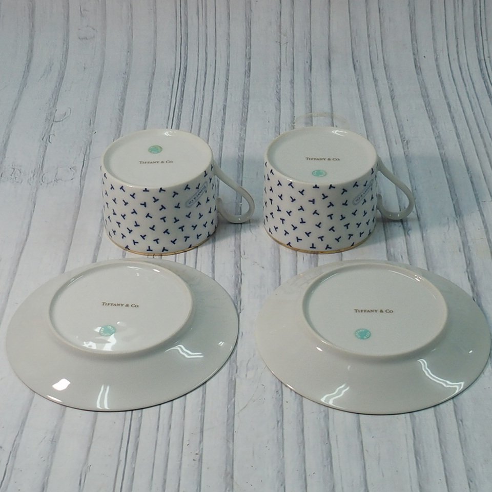 未使用 ティファニー ダンシングT カップ&ソーサー＋マグカップ
