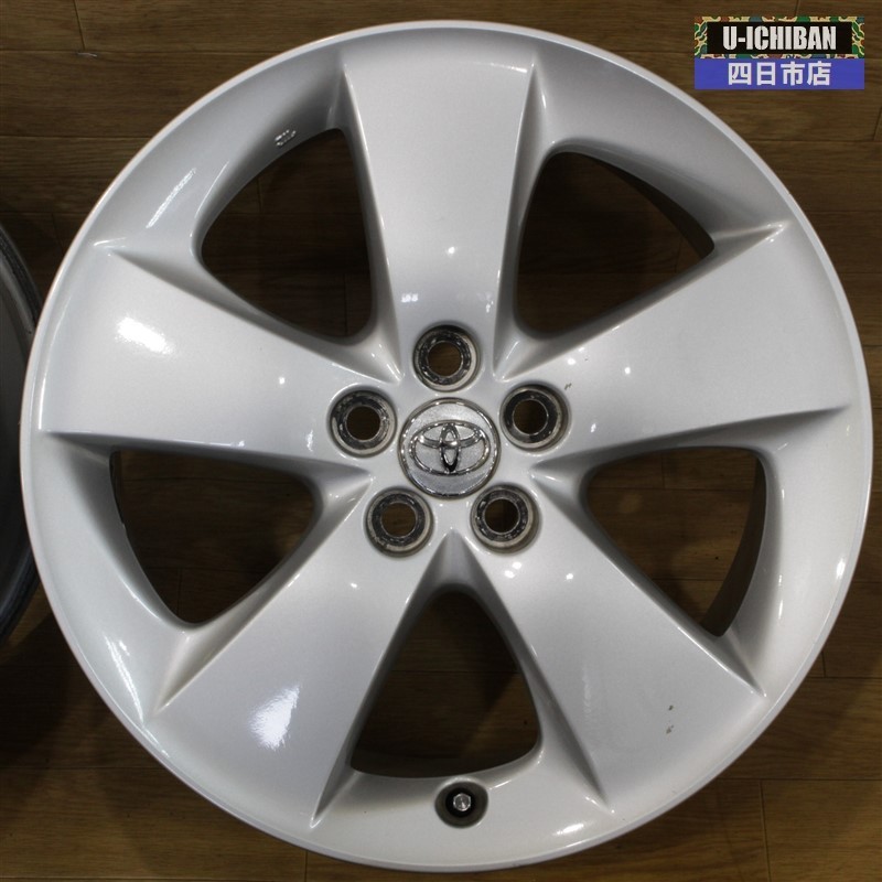 トヨタ 30系プリウス Sツーリング 純正アルミホイール 17インチ×7.0 + 