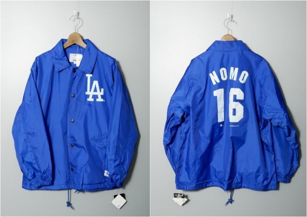 USA製 STARTER スターター 野茂英雄　ドジャース　ナイロン　スタジャン ◎90's デッドストック*スターター/STARTER*#16 NOMO 野茂英雄 LA