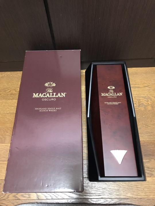 空瓶 木箱】マッカラン オスクーロ MACALLAN OSCURO 1824(ウイスキー
