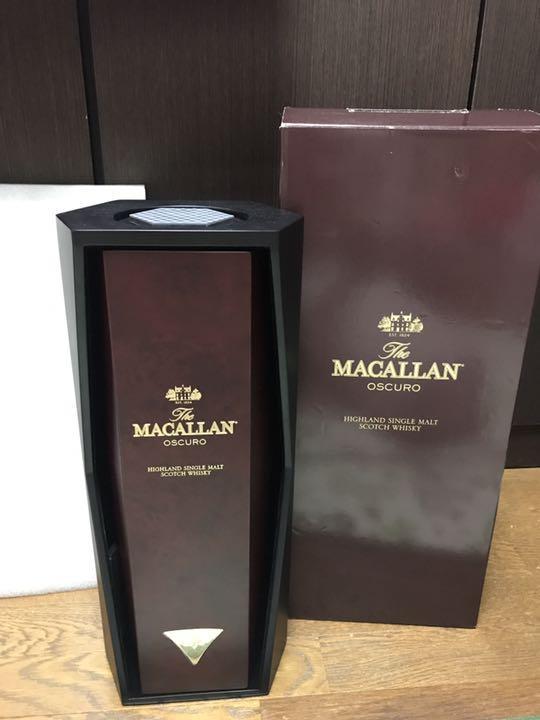 空瓶 木箱】マッカラン オスクーロ MACALLAN OSCURO 1824(ウイスキー