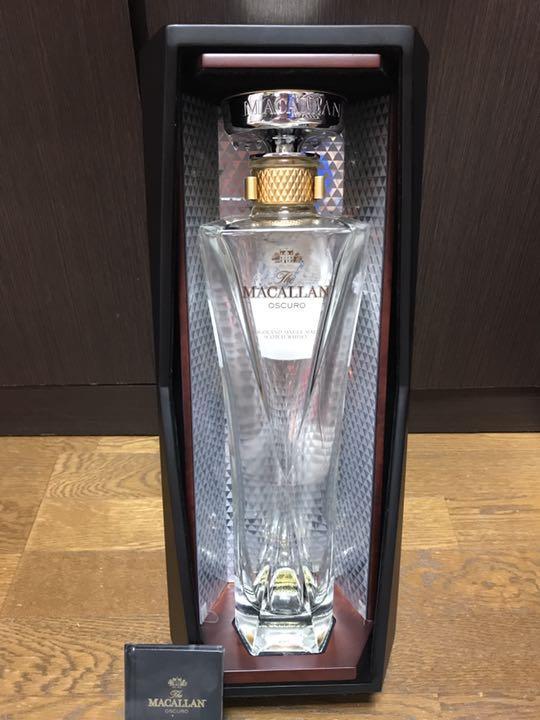 空瓶 木箱】マッカラン オスクーロ MACALLAN OSCURO 1824(ウイスキー