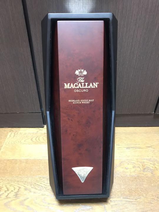 空瓶 木箱】マッカラン オスクーロ MACALLAN OSCURO 1824(ウイスキー