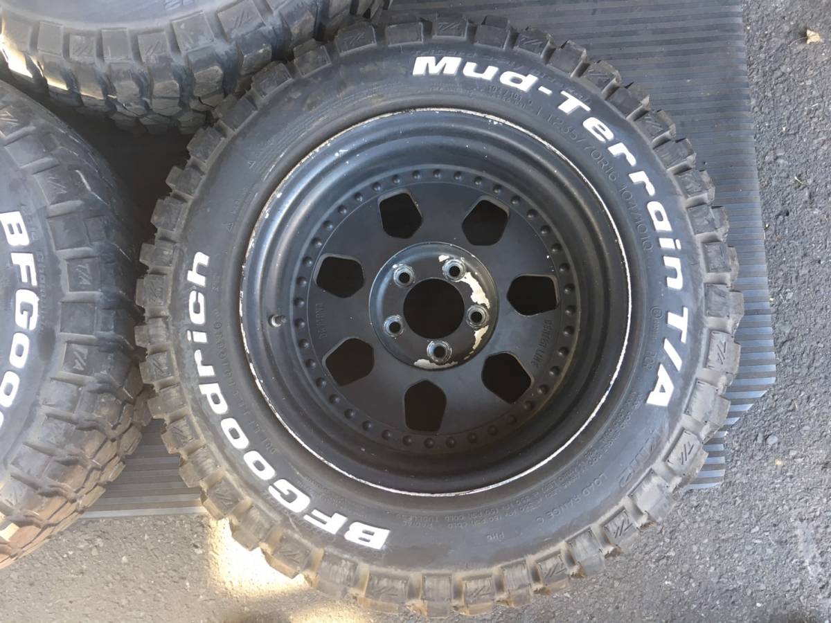 218 BF Good rich Mud terrain T/A ホワイトレター16インチタイヤ 