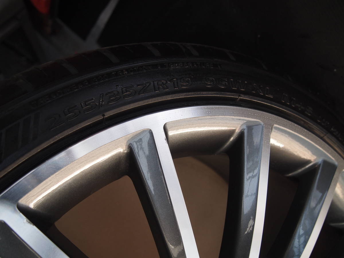 メルセデスベンツ AMG風 19インチ ホイール 美品 バリ山 8.5J 255 