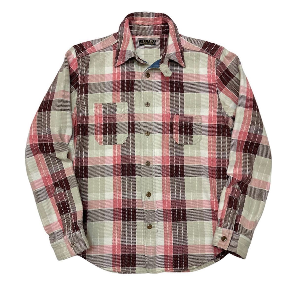 JELADO 長袖ネルシャツ ピーチXL 新品同様！,760 JELADO ジェラード LUMBERMAN SHIRTS チンスト付き