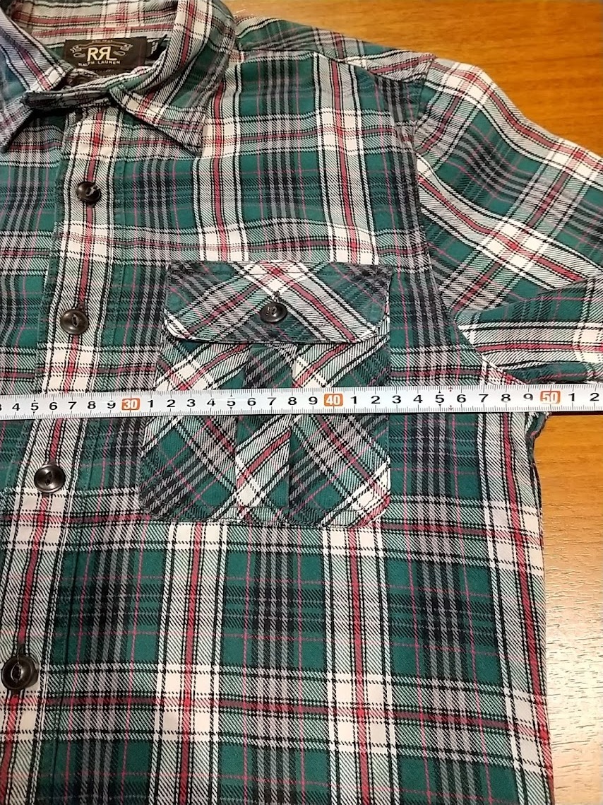 RRL Double RL ダブルアールエル ビンテージ仕様 ネルシャツ チン
