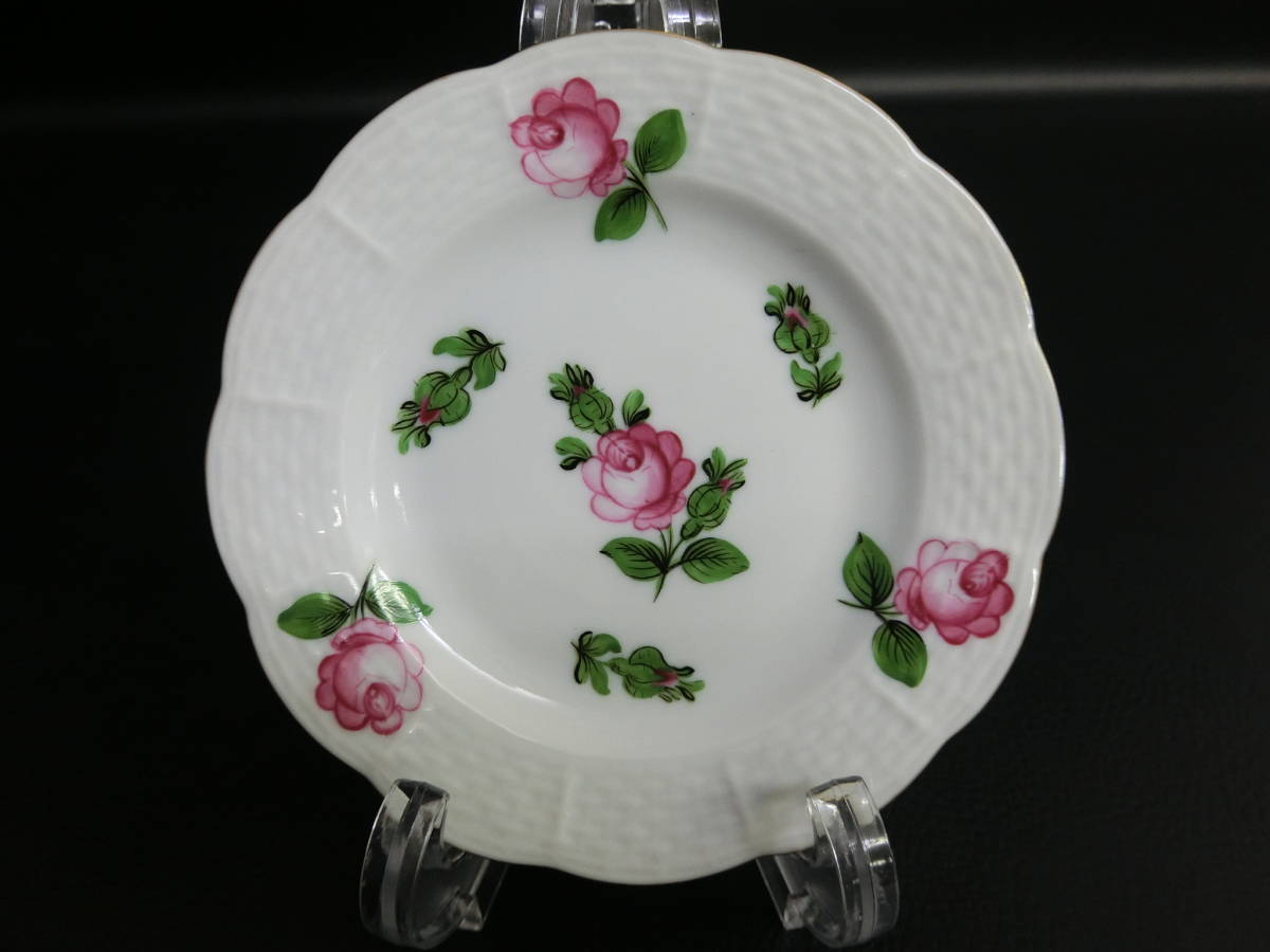 HEREND ヘレンド プティットローズ プレート 12.5cm【K2201-288#60】