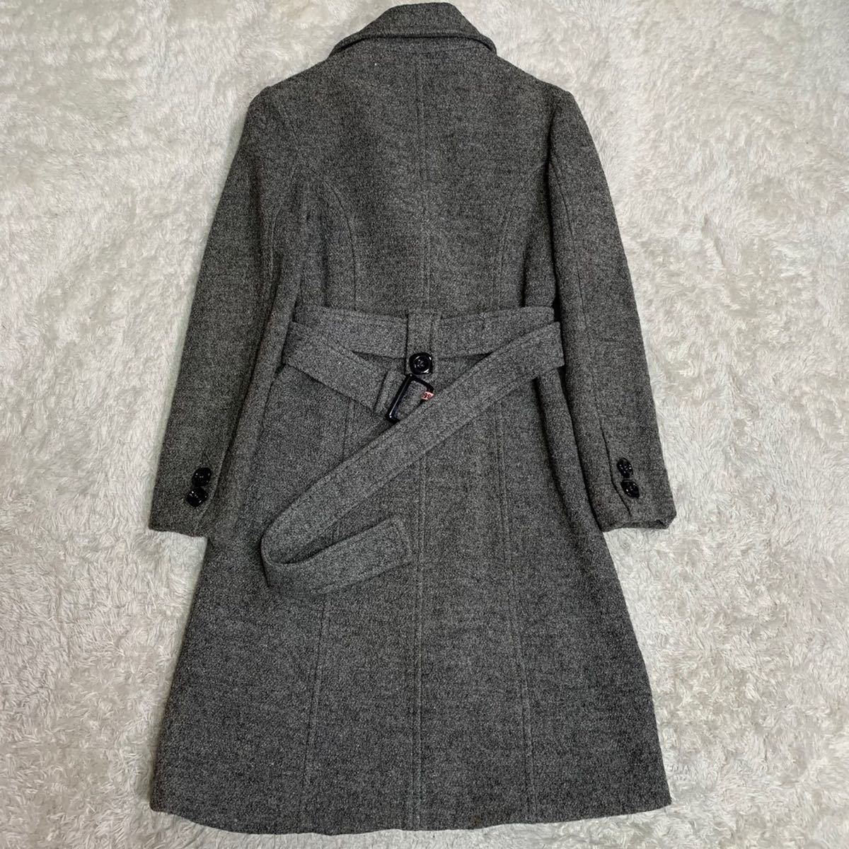極美品 バーバリー ロンドン ウール トレンチコート ノバチェック 