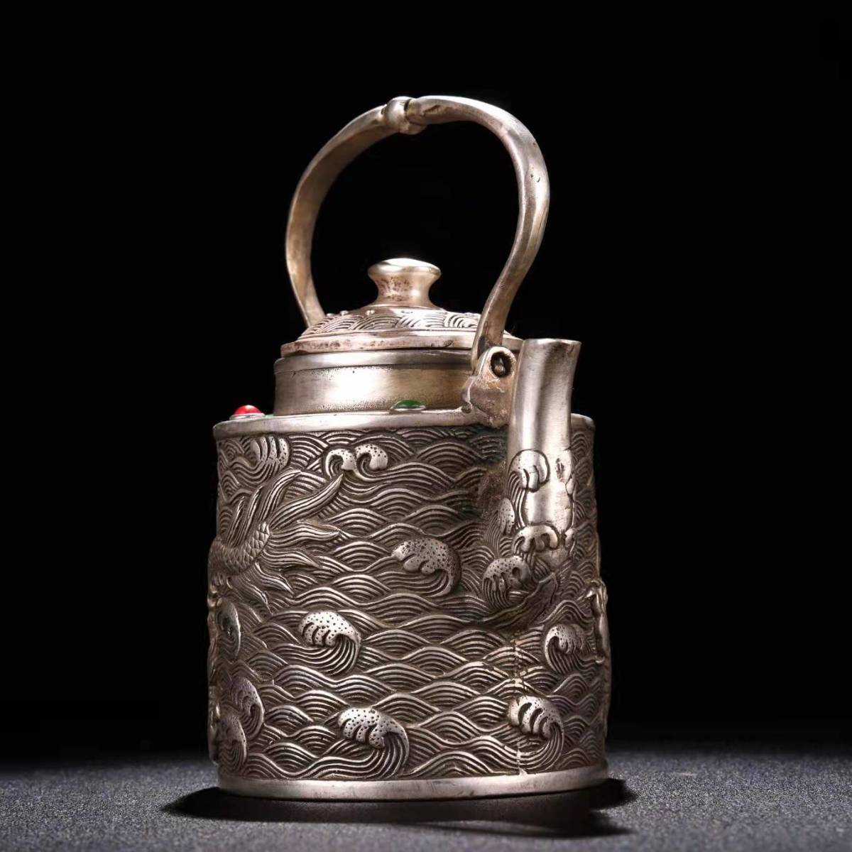 神仙炉 M319｜骨董店 朝鮮美術 古美術 のびる 蝙蝠手 李王家美術工場造