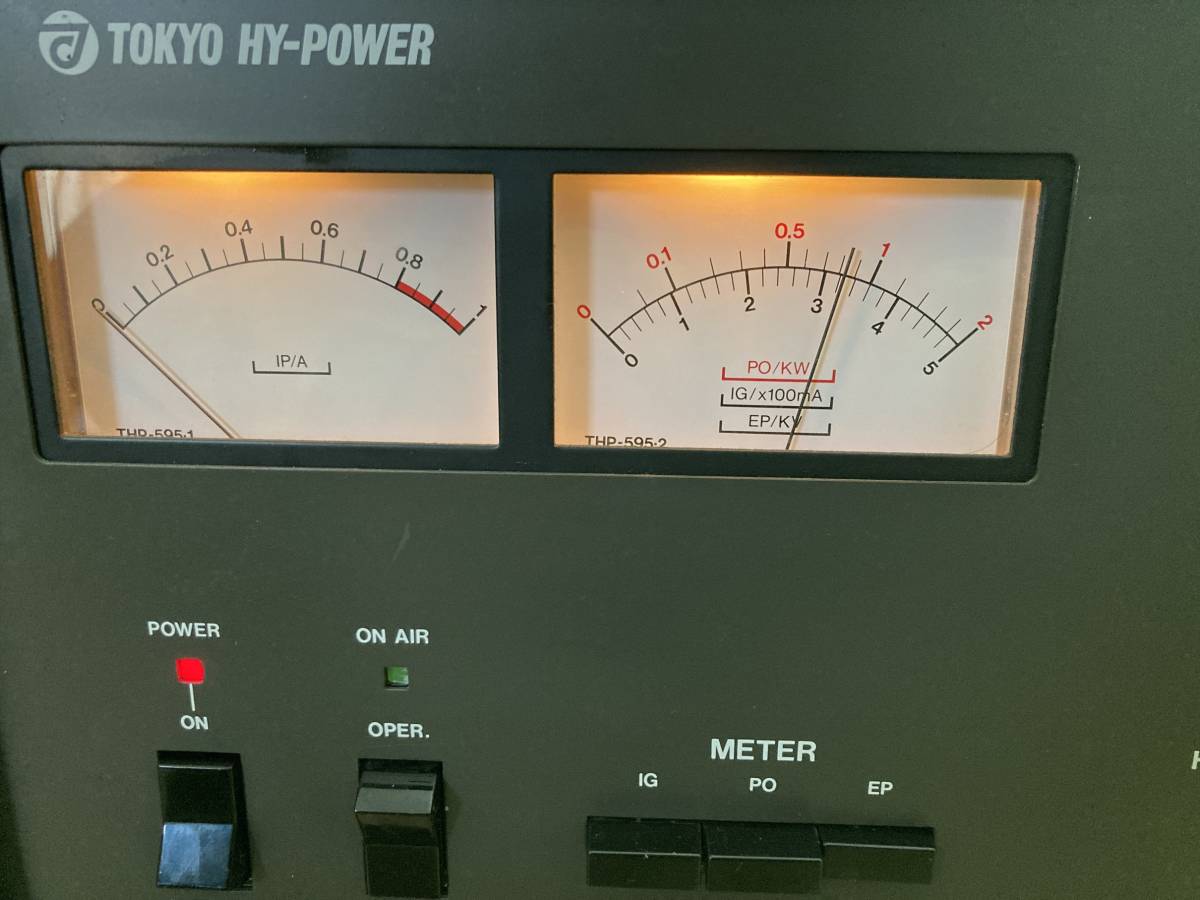 東京ハイパワー HFリニアアンプ HL-2K 200V 球3 東京ハイパワー HFリニアアンプ HL-2K 200V 球3