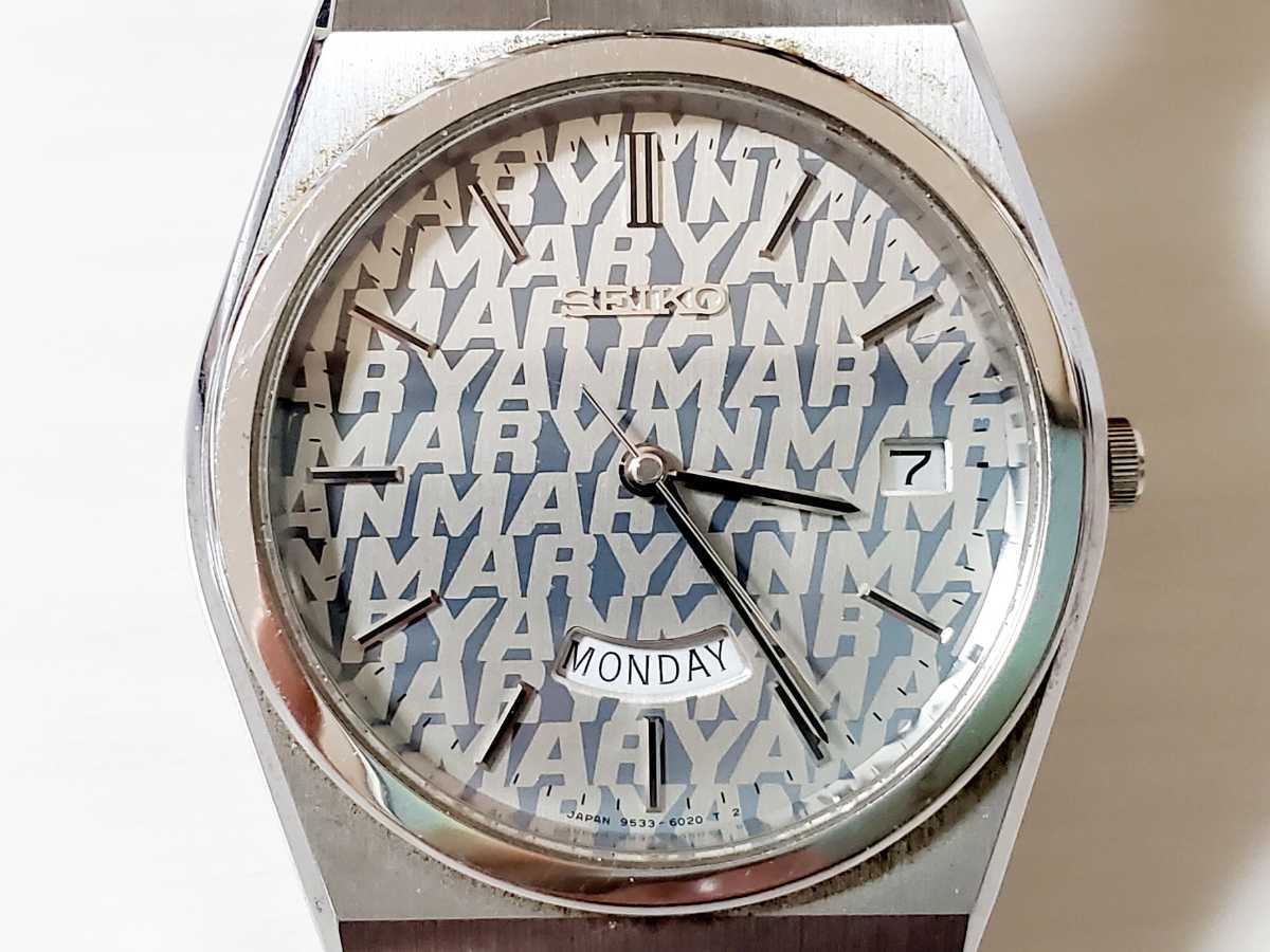超激レア☆SEIKO ヤンマー特注品！YANMAR総ロゴダイヤル 紳士用腕時計 