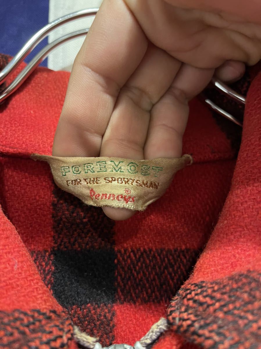 ☆FOREMOST☆Penneys☆HUNTING☆ビンテージ☆ウール☆マッキーノ  