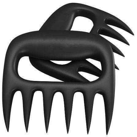 人気おすすめ AE1098:2個セット クマ爪 バーベキュー フォーク 手動 肉細断 豚肉 クランプ焙煎 キッチン BBQ ツール キャンプ アウトドア_2