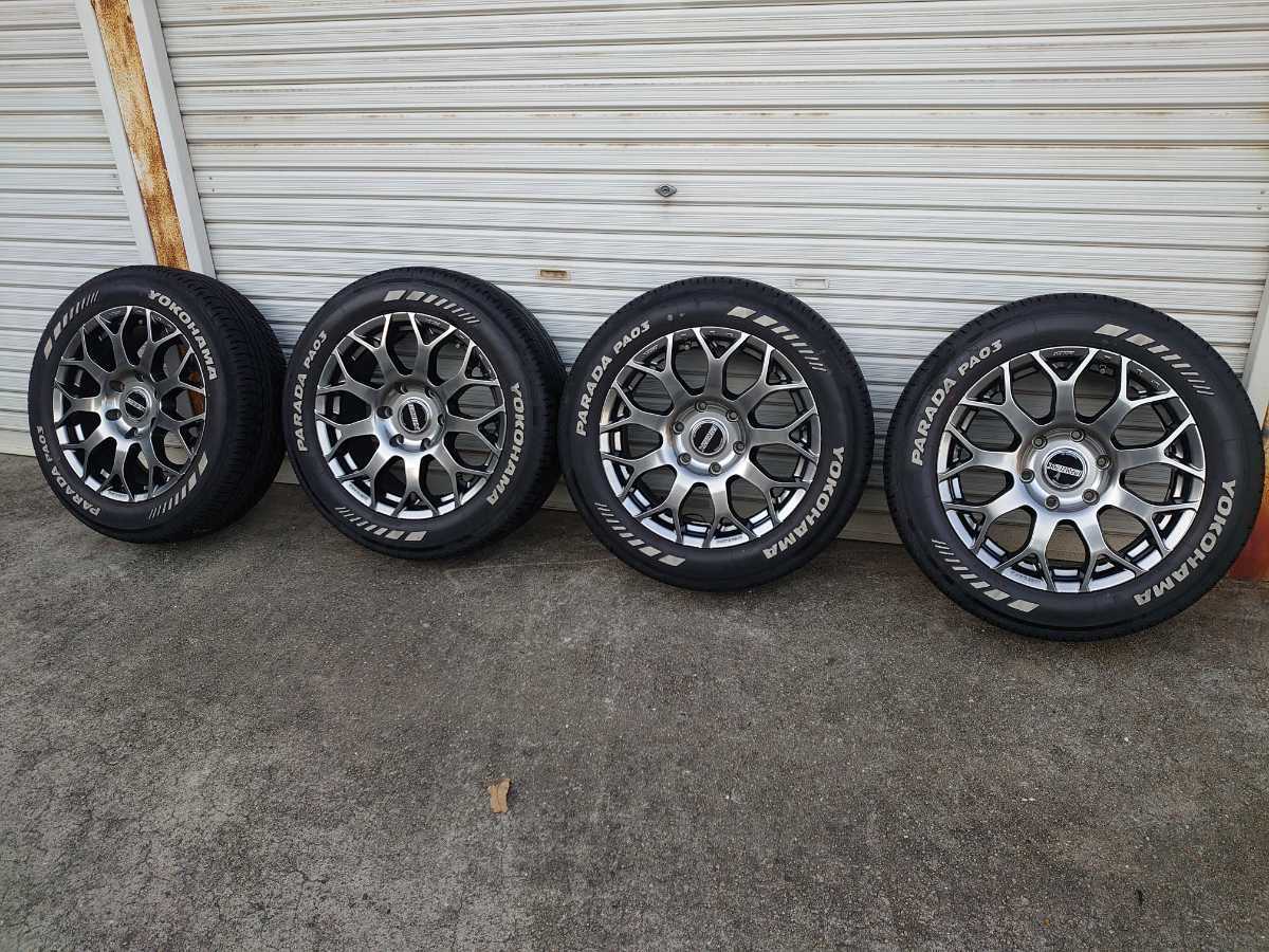 CRS ESSEX EM-17 ハイパーグロス 17インチ 7.0J 6穴 +38、YOKOHAMA 
