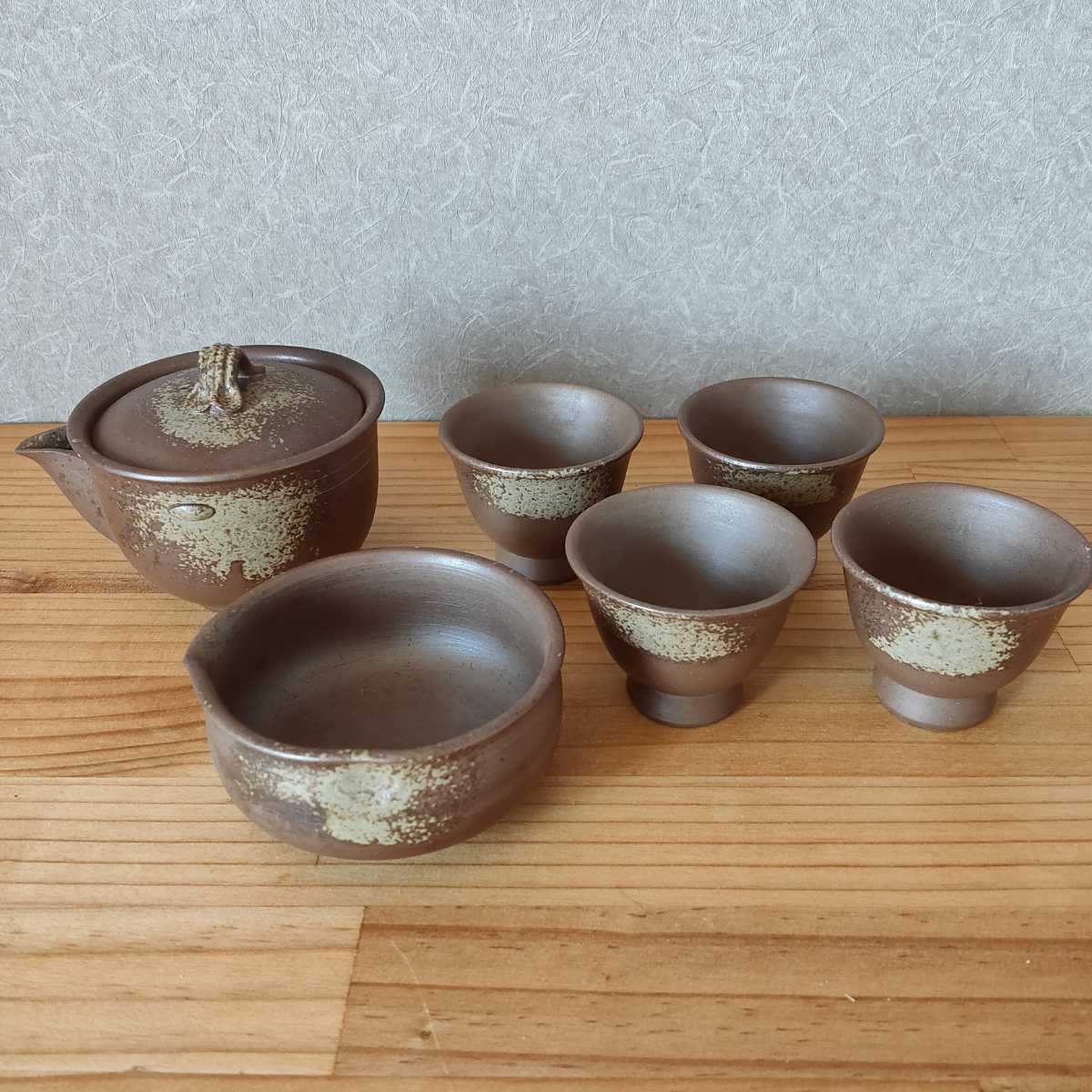 備前焼 宝瓶 急須 煎茶道具 - 木村陶峰 メルカリ セット木村 湯呑5点 煎茶